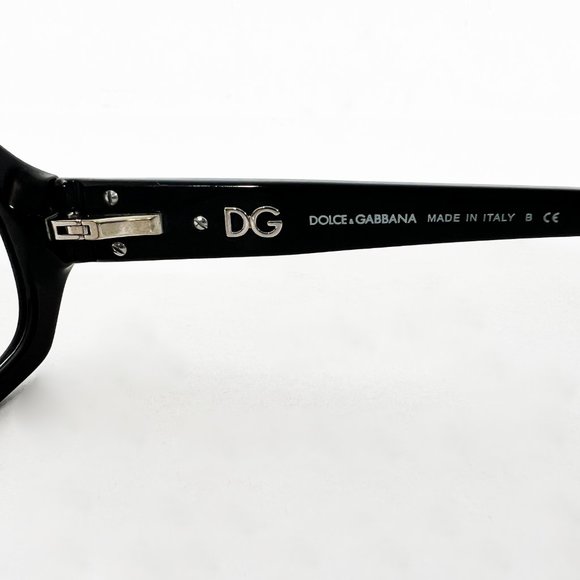 Dolce Gabbana DG3082G RX Eyeglasses 501 Black 54-16-135 Made In Italy Side Bling - Picture 7 of 9